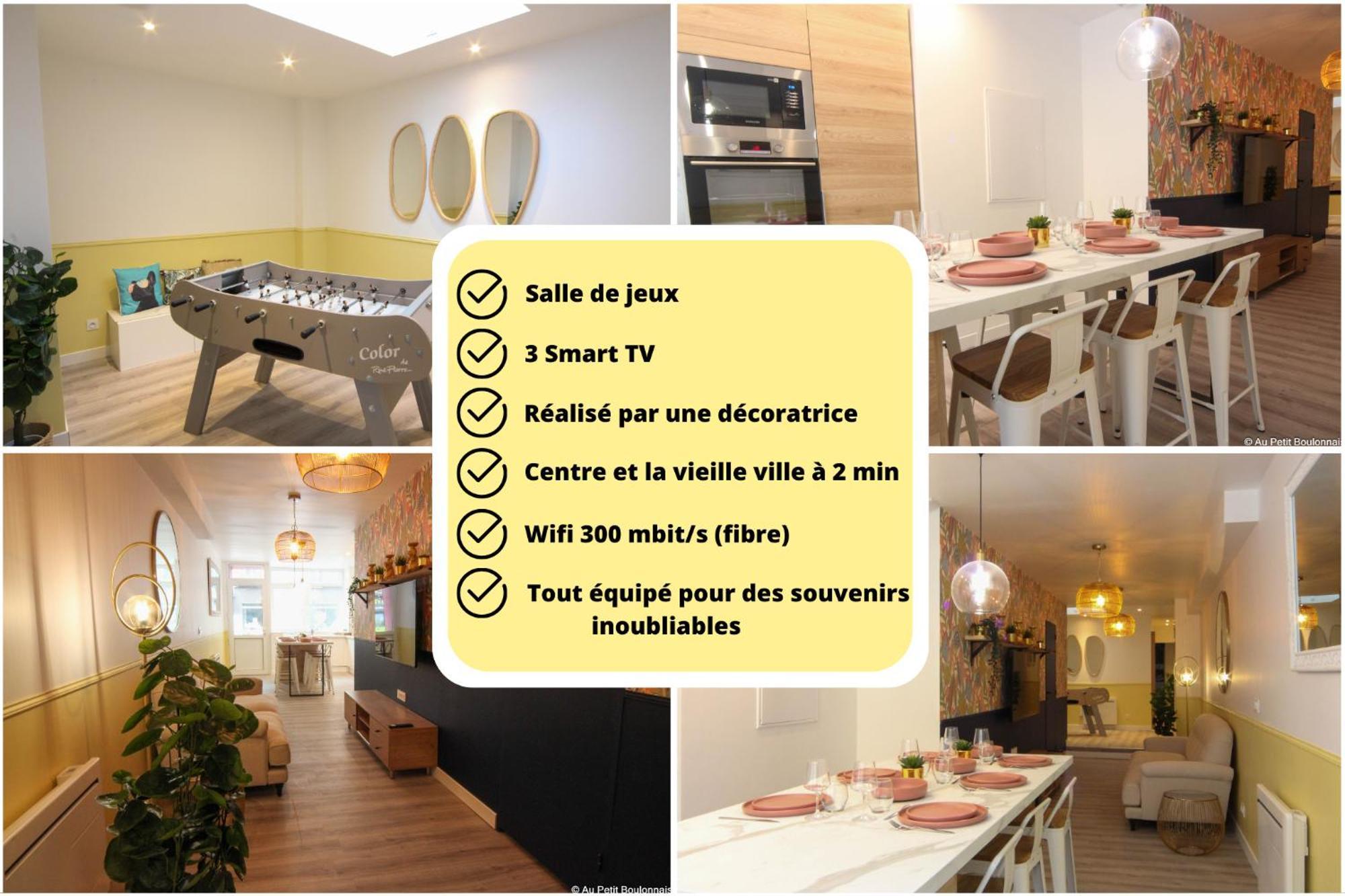 Au Nouveau Boulonnais - 4 Appartements Charmants Pour Couples, Familles Et Groupe D'Amis, Vieille Ville Et Centre Ville De Boulogne Sur Mer Екстер'єр фото