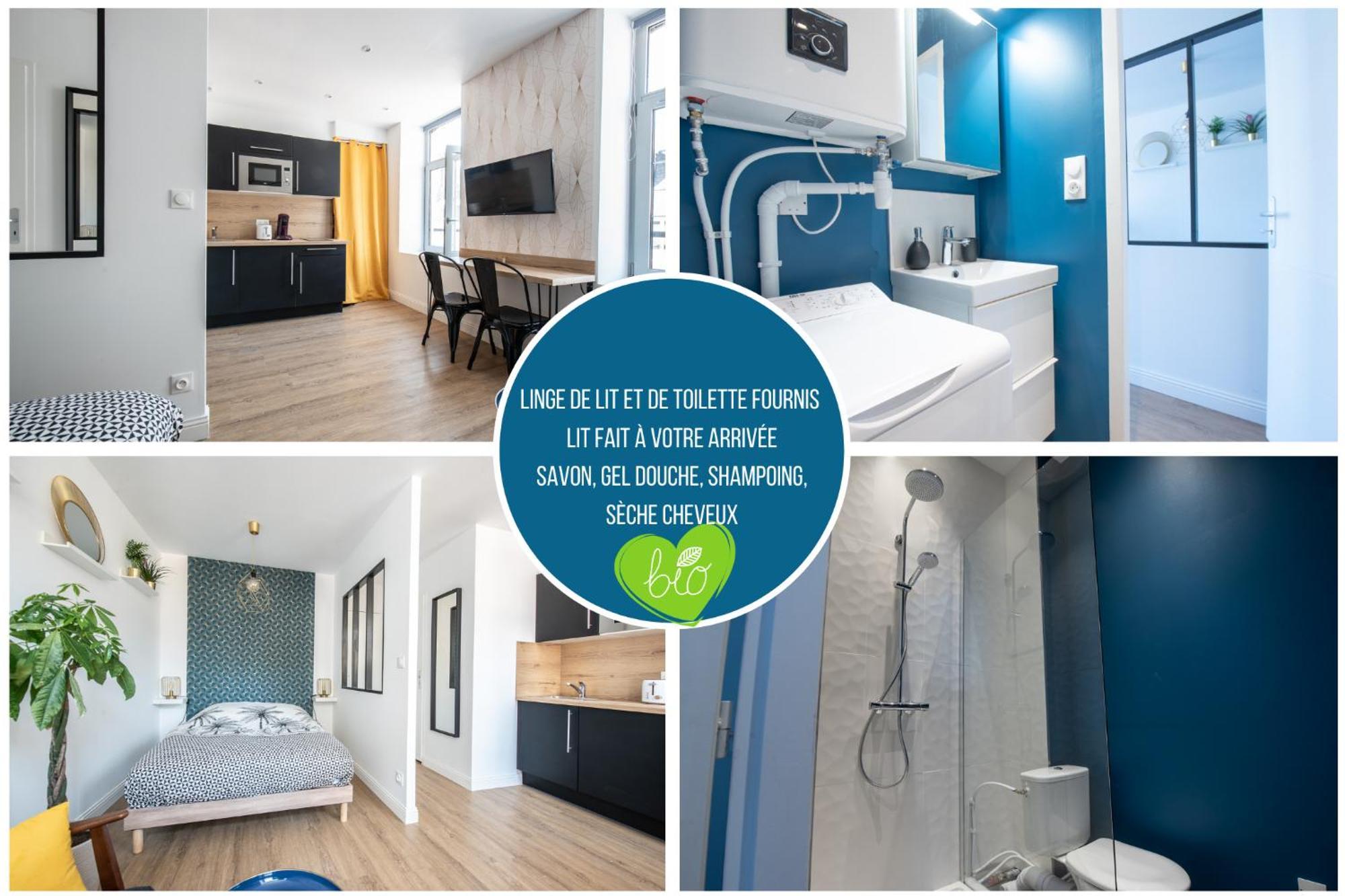 Au Nouveau Boulonnais - 4 Appartements Charmants Pour Couples, Familles Et Groupe D'Amis, Vieille Ville Et Centre Ville De Boulogne Sur Mer Екстер'єр фото